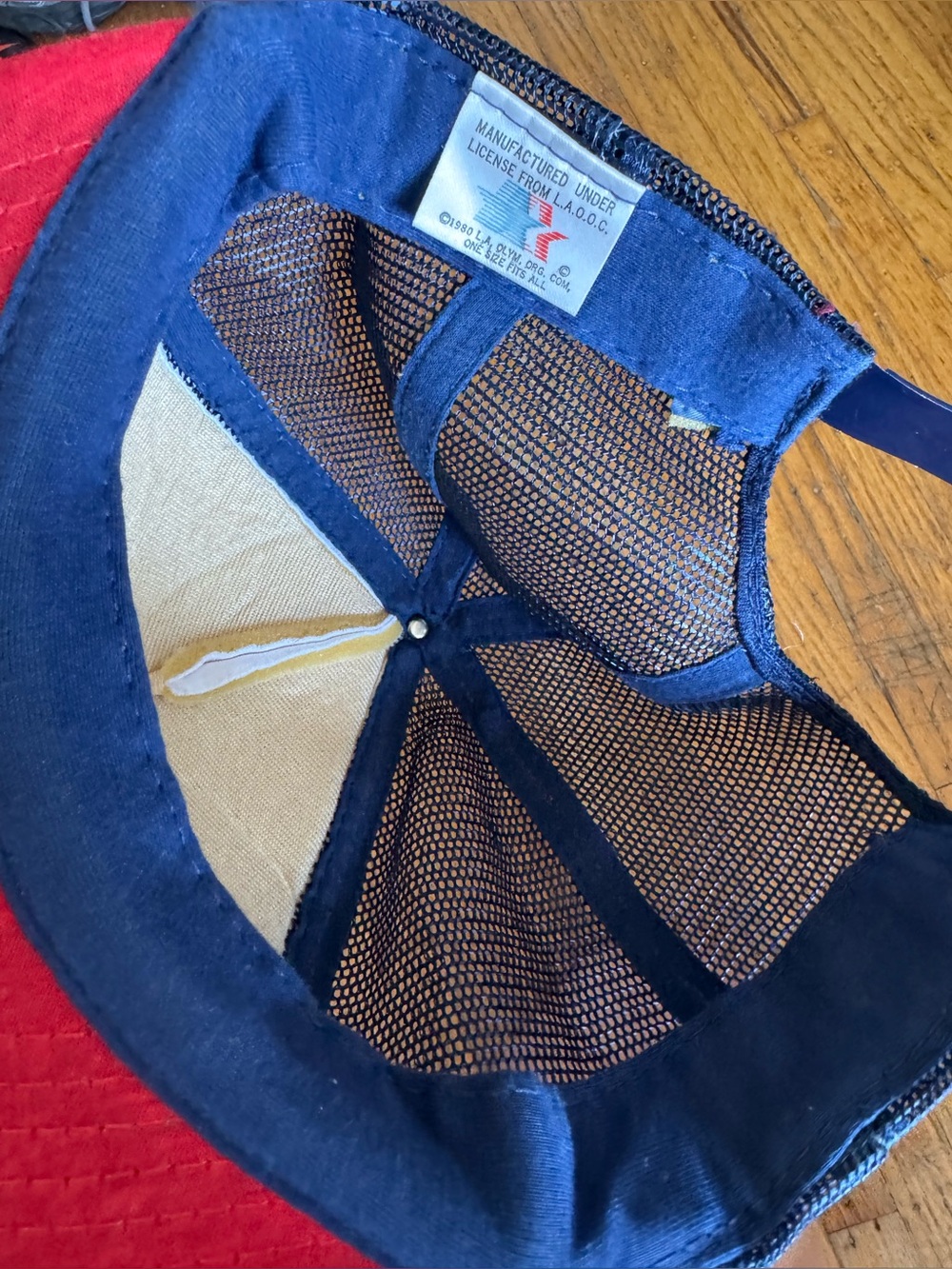 Vintage 1984 Olympics Trucker Hat - Picture 5 of 6